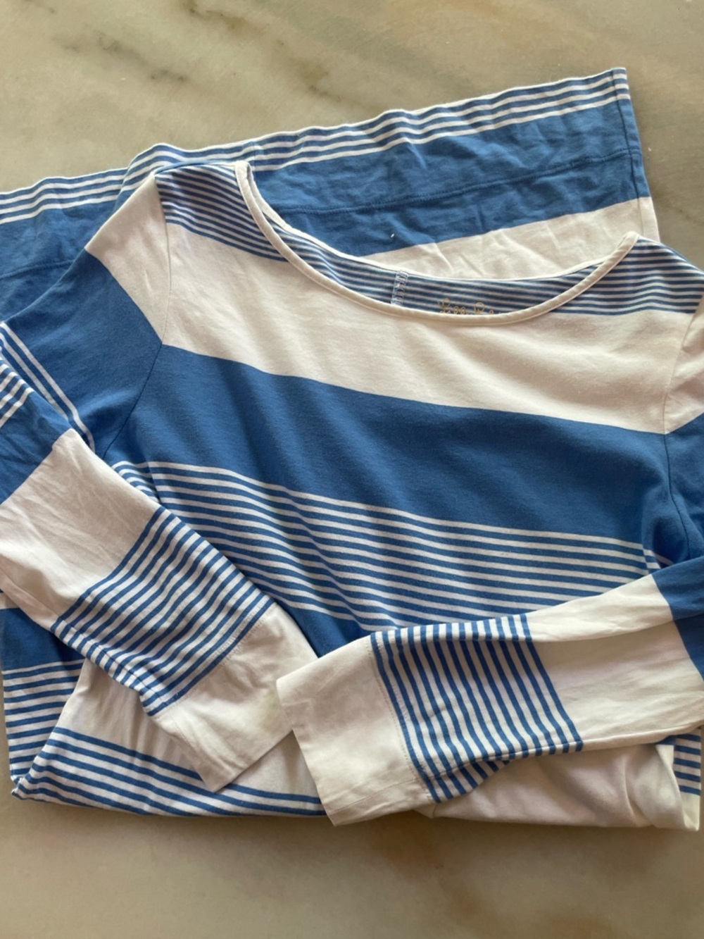 Lilly Pulitzer Blue & White Striped dress size S
